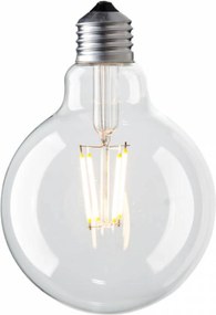 Dekorációs Led izzó E27 meleg filament 8W G80