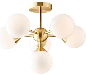 Endon 76501 - OSCAR rúdon függő csillár 6xG9/5W/230V aranyszínű