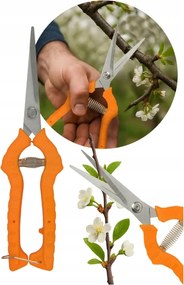 Metszőolló Egyszerű 21 cm Standard Bokrok és Virágok Ágaihoz
