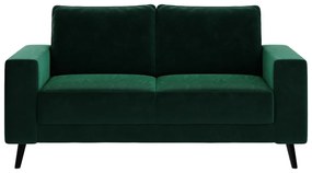 Fynn sötétzöld bársony kanapé, 168 cm - Ghado