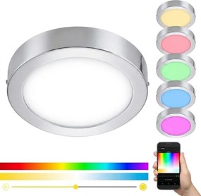 Eglo 33667-LED RGBW FUEVA-C 21W/230V fürdőszobai dimmelhető lámpa, 30 cm átm.