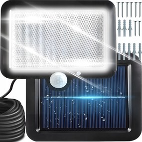 Napelemes Lámpa Led Kerti Lámpa Szürkületi Mozgásérzékelő 108 Dióda Napelemes