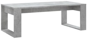 betonszürke szerelt fa dohányzóasztal 102x50x35 cm