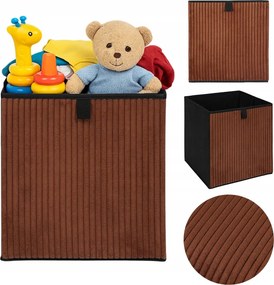 Corduroy Box 30x30 CM Réz Összecsukható Tároló Doboz Kallax