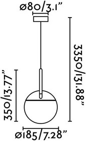 FARO 28210 - Csillár zsinóron MINE 1xE27/40W/230V