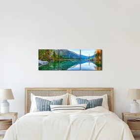 Kép - Hintersee-tó (órával) (90x30 cm)
