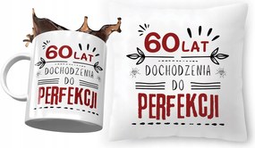 Születésnapi szett 60 60-es 60-as párna fényképes nyomott mintás bögre