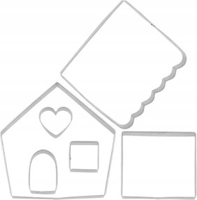 Mézeskalács formák 6 db-os Mézeskalács Házikó Birkmann