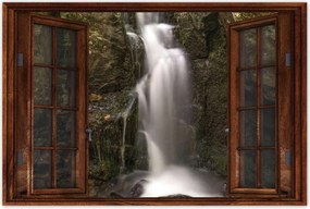 Poszterek 90x60 VĂzesĂ©s Erdei zuhatag