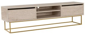 TV szekrény Escape 180 - Arany, Travertine