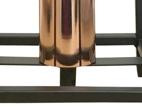 ONLI - Asztali lámpa FLOKI 1xE27/15W/230V 20 cm fekete/réz