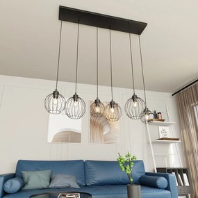 Emibig modern függeszték nando fekete emi1369/6