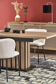 Lamello bővíthető étkezőasztal artisan tölgy 160-210 cm
