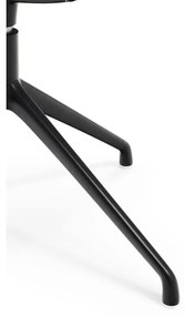 Fekete kárpitozott étkezőfotel szett 2 db-os Add – Teulat