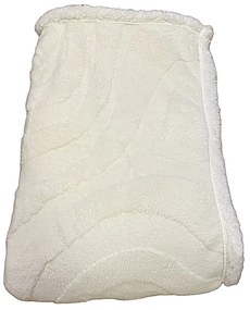 Luxus báránytakaró fehér mikroplüssből 150x200cm TiaHome