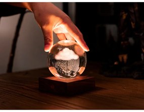 Sötétbarna USB fénydekoráció Amber – Gingko