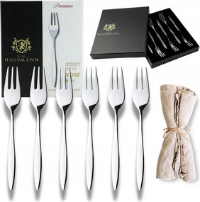 Villák Süteményhez Evőeszköz Készlet 6db-os Rozsdamentes Acél 18/10