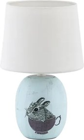 éjjeli lámpa e14 40w kék/fehér dorka