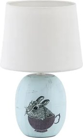 Rabalux éjjeli lámpa e14 40w kék/fehér dorka