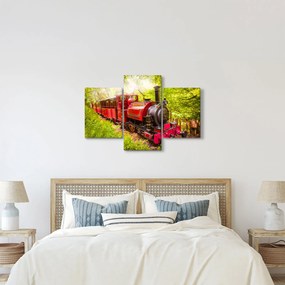 Egy gőzvonat képe (90x60 cm)