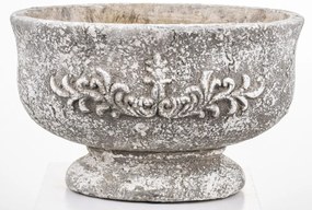 Cyrus design Kaspó cement szürke 15.5x25x15.5cm