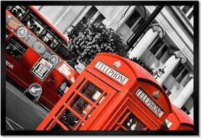 Poszterek keretben 60x40 Londoni bódé