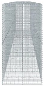 horganyzott vas gabion kosár fedéllel 1050 x 100 x 200 cm