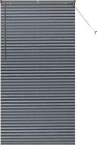 vidaXL Zsalugáter Redőnyök Sötétszürke 220 x 115 cm Alumínium