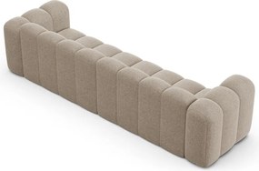 Bézs zsenília kanapé 290 cm Lupine – Micadoni
