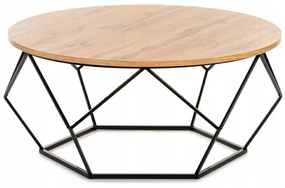 Kávésasztal DIAMOND 40x90 cm fekete/barna