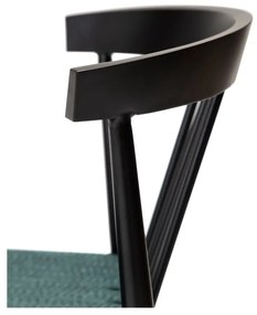 Fekete-türkiz étkezőszék Sava – DAN-FORM Denmark