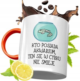 Narancssárga Bögre Akvarista Ajándék fényképes nyomtatással