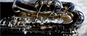Kép - Szaxofon (120x50 cm)