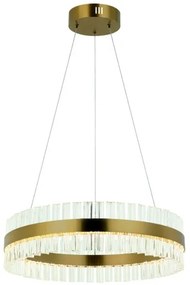 Zambelis 22039 - LED Dimmelhető csillár zsinóron LED/56W/230V arany