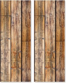 Falpanelek Öntapadós 3D Minta Fa Rusztikus Deszka 10db Pvc