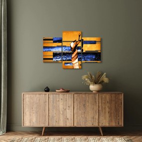 Egy absztrakt festmény képe (90x60 cm)