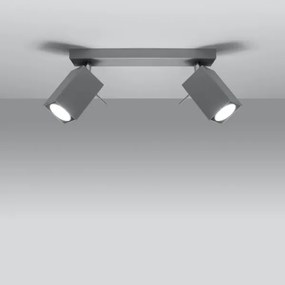 Sollux SL.0456 - MERIDA 2xGU10/40W/230V szürke spotlámpa