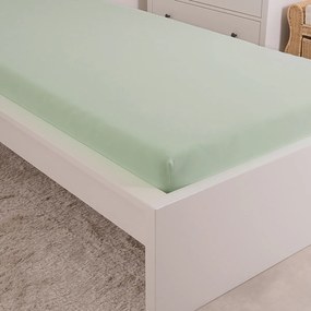 4Home Mako jersey lepedő zöld, 90 x 200 cm