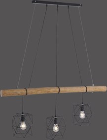 Paul Neuhaus loft függeszték edgar fekete fa pln15503-18