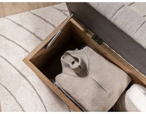 Világosszürke-natúr színű pad Oceane – Bobochic Paris