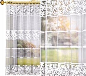 Minta 017563 méret 400x170cm jacquard függöny, egyenes (szegélyekkel)