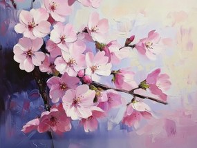 Vászonkép Canvas Természet Fa Virágok Cseresznye Sakura 80x60