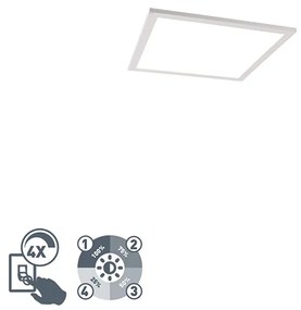 Mennyezeti lámpa fehér 40 cm beépített LED-del, 4 fokozatban szabályozható - Liv