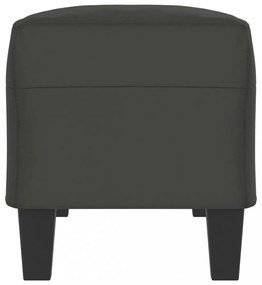 vidaXL sötétszürke mikroszálas szövet pad 100x35x41 cm