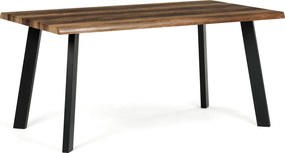 Jídelní stůl 160x90cm, mdf, old wood, HT-F4516 OLW