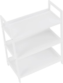 3 polcos állvány, fehér, REON TYP 1