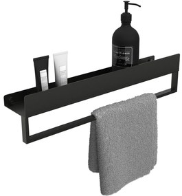 Fürdőszobai polc SF01 60cm black matt