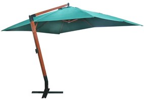 vidaXL Melia zöld lebegő napernyő 300 x 400 cm