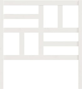 fehér tömör fenyőfa ágyfejtámla 106x4x104 cm