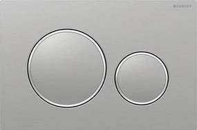 Geberit 115.889.SN.1 - Sigma20 öblítő nyomólap 24,6x16,4 cm nemesacél